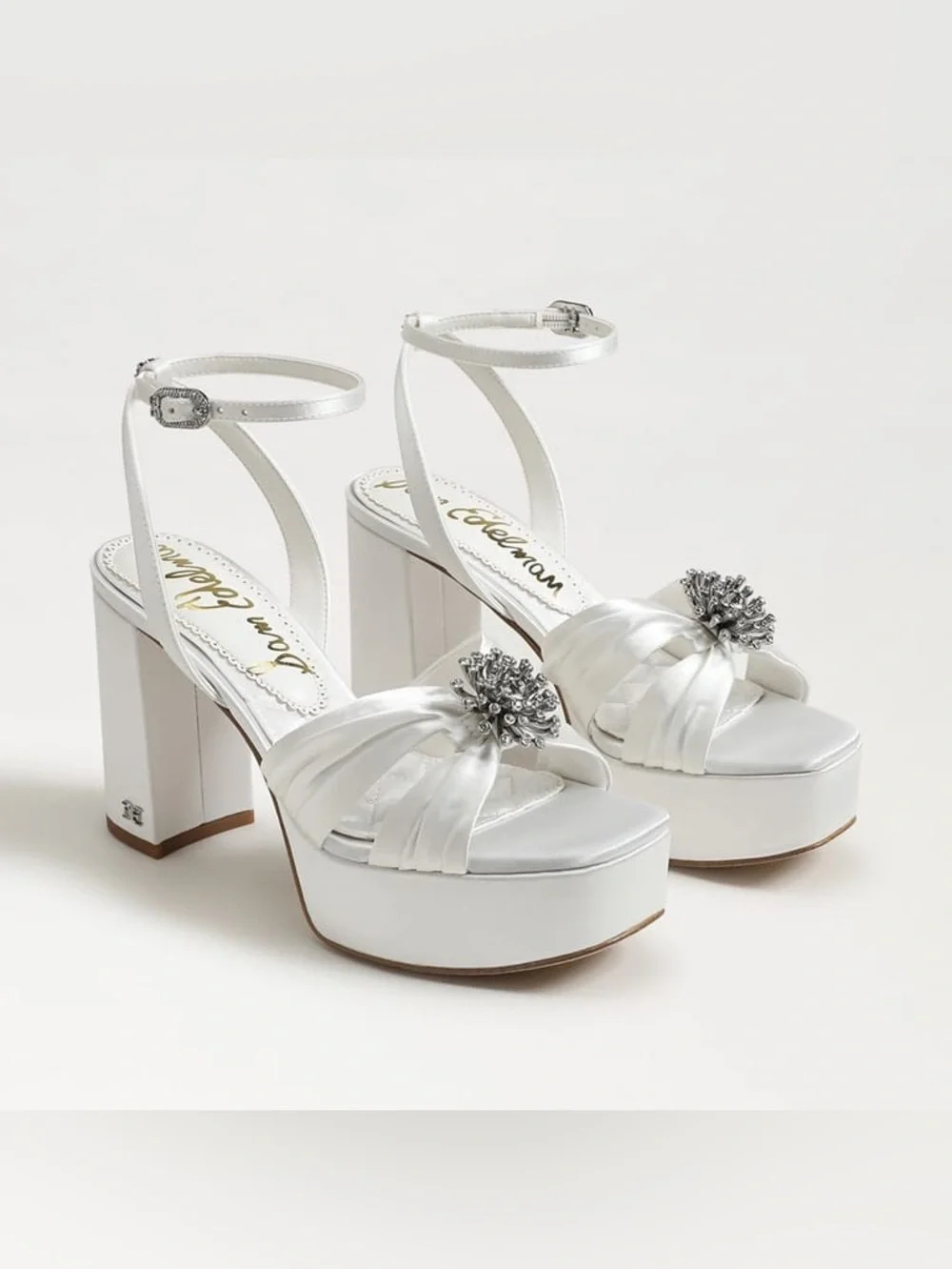 Sam Edelman White janelle heeled sandals NWT